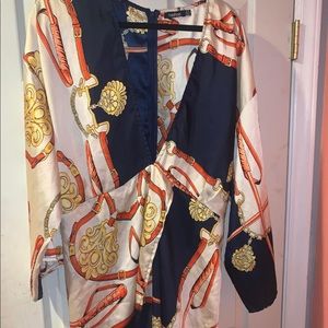 Silk dress from Boohoo